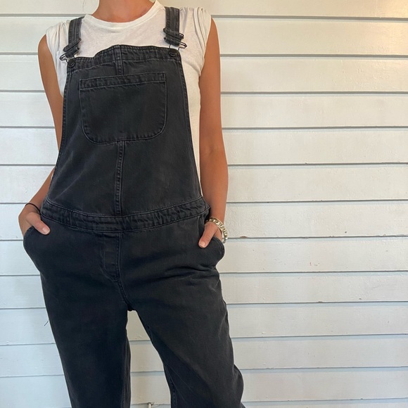 ASOS Maternity Pants - ASOS Maternity Black Denim Overalls US 8